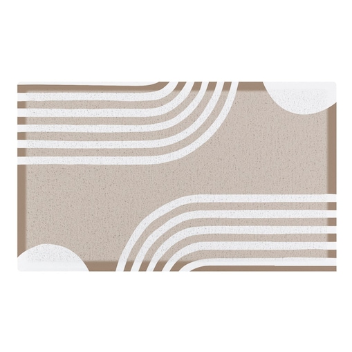 Wycieraczka Beige Abstract Lines Indoor & Outdoor (- 70 x 40 cm)