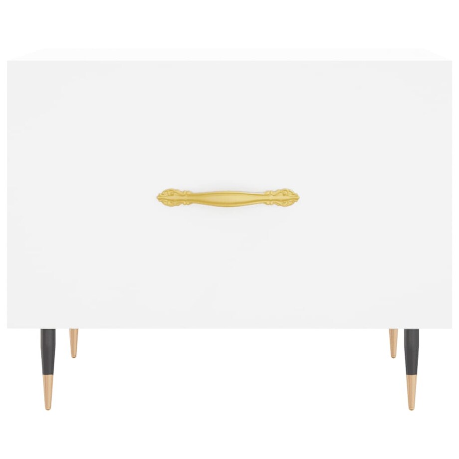 vidaXL Stoliki kawowe, 2 szt., białe, 50x50x40 cm