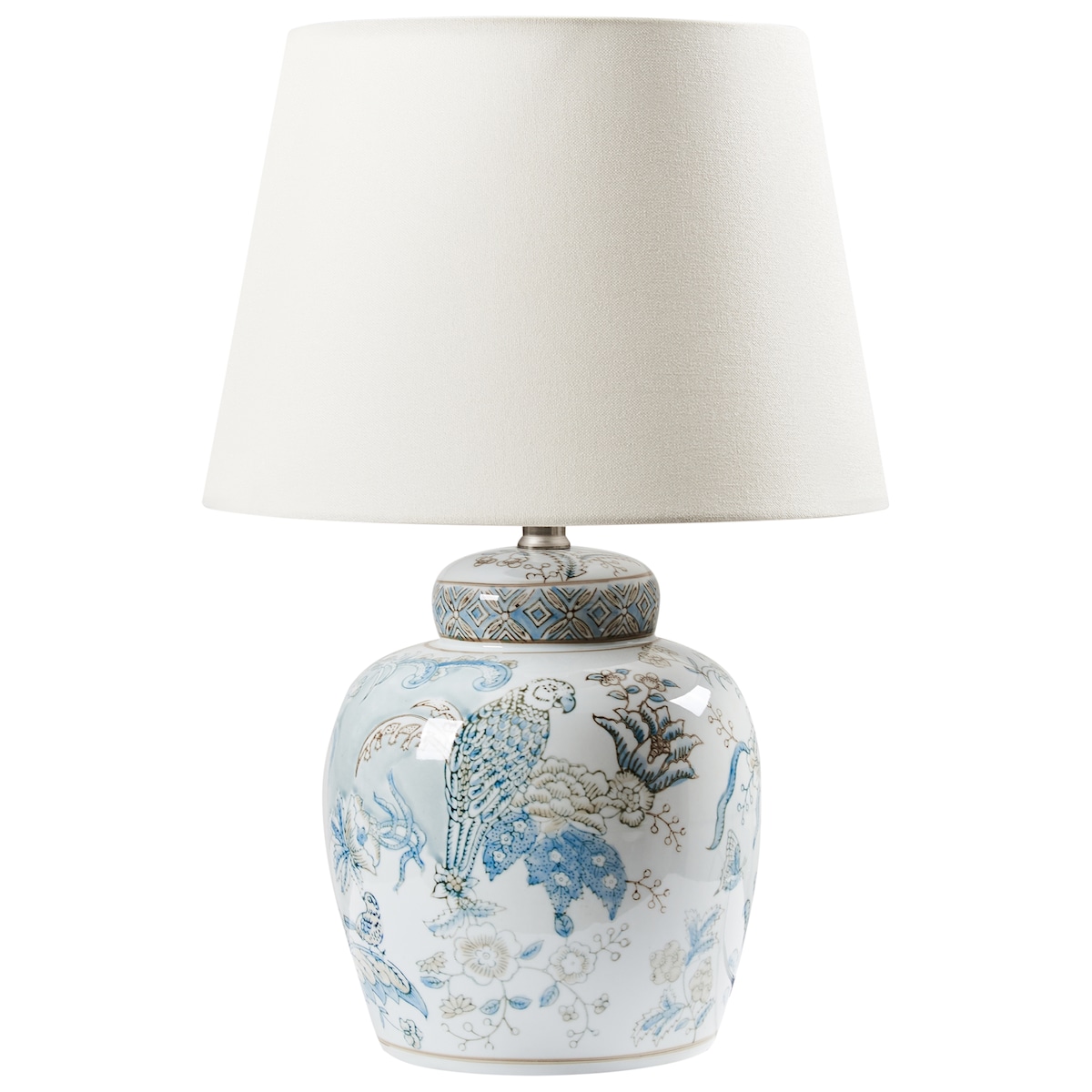 Lampa stołowa JAMAPA Porcelana Biały/ niebieski