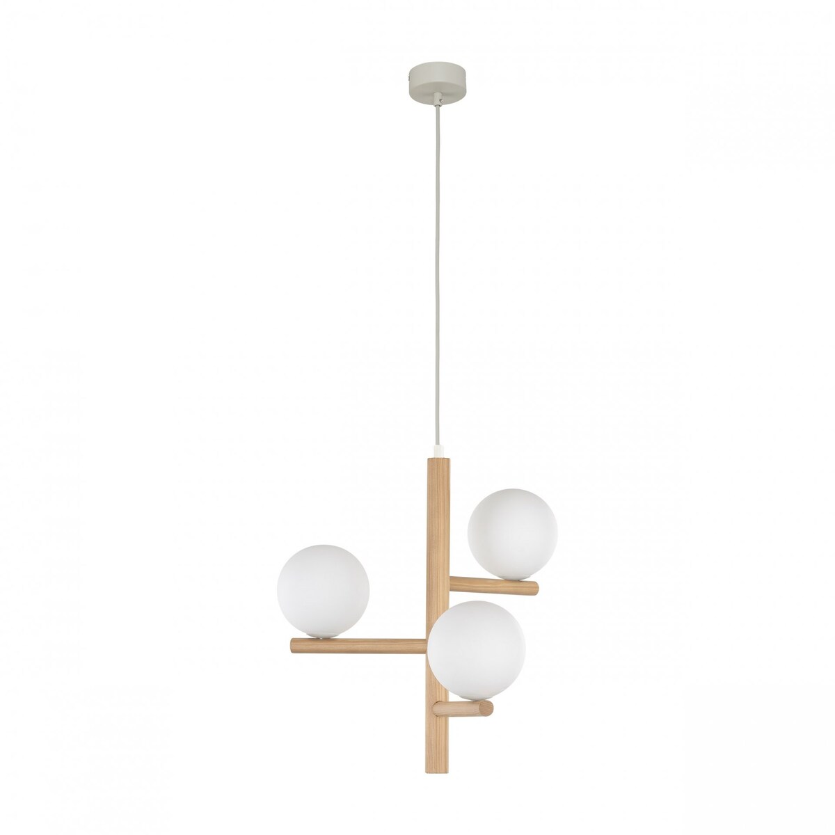Żyrandol ESTERA WOOD 6799 TK Lighting 3xG9 regulowany drewniany biało-czarny IP20