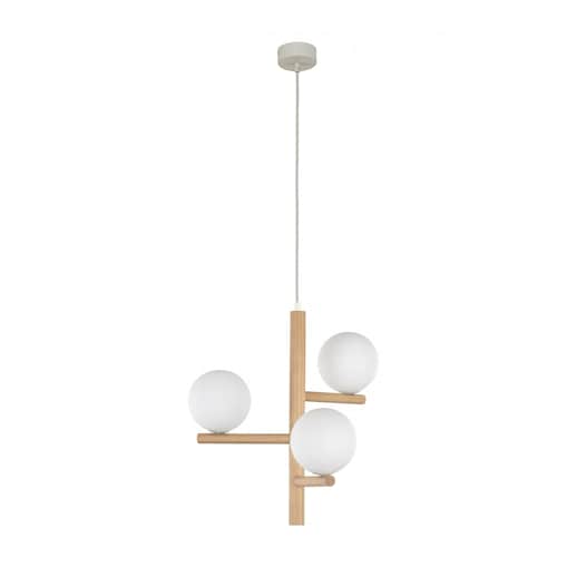 Żyrandol ESTERA WOOD 6799 TK Lighting 3xG9 regulowany drewniany biało-czarny IP20