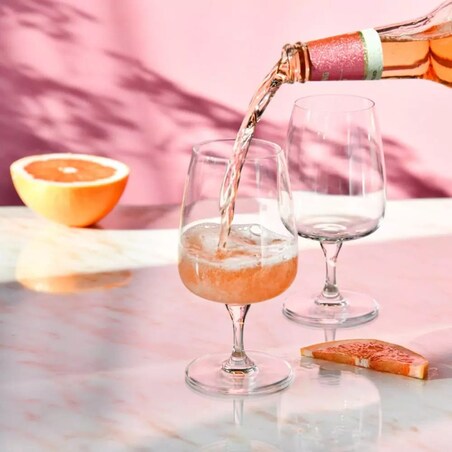 Niskie Kieliszki do wody soku drinków Krosno 330ml MODERN do koktajli piwa