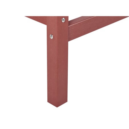 Stół ogrodowy 60x60 cm Drewno Czerwony ADIRONDACK