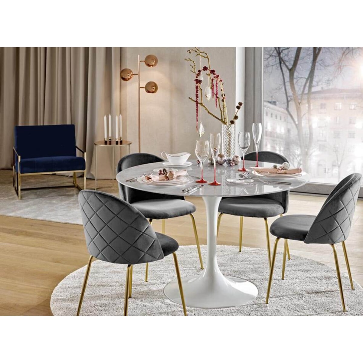 Półmisek okrągły Anmut Rosewood, 33 cm, Villeroy & Boch