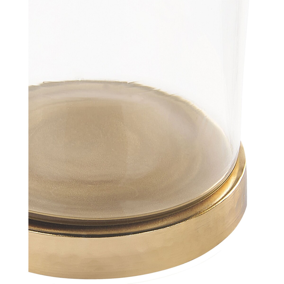 Zestaw 2 pojemników dekoracyjnych złoty ze srebrnym LAKI