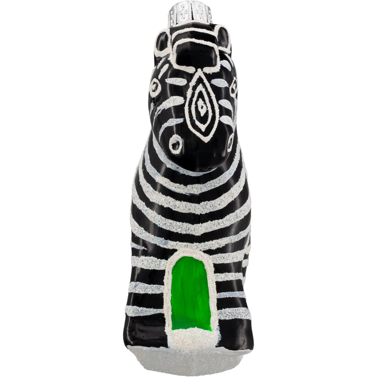 Bombka choinkowa szklana - Zebra
