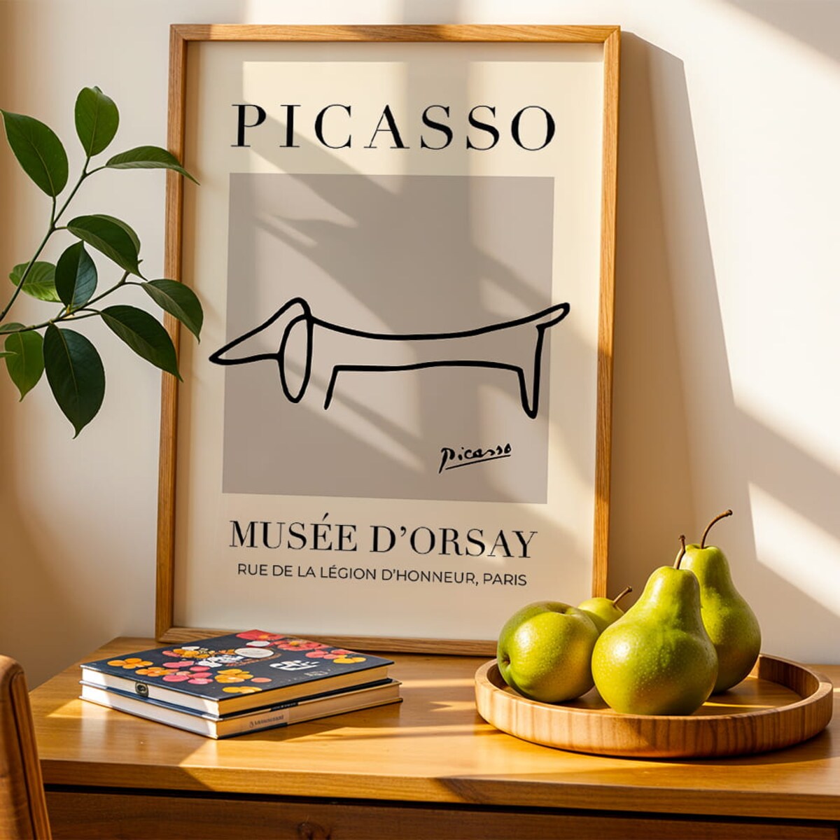 plakat picasso dog 50x70
