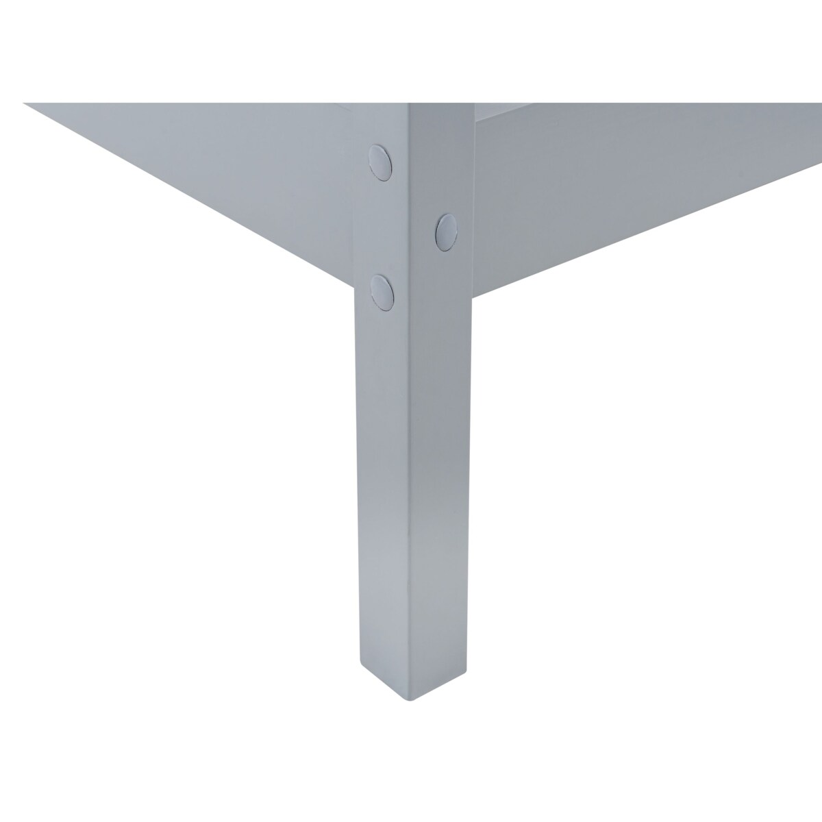 Łóżko dziecięce tipi drewniane 90 x 200 cm szare DEVAY