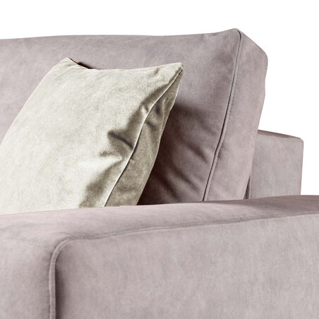 Hesto 3-osobowa rozkładana sofa - kremowa