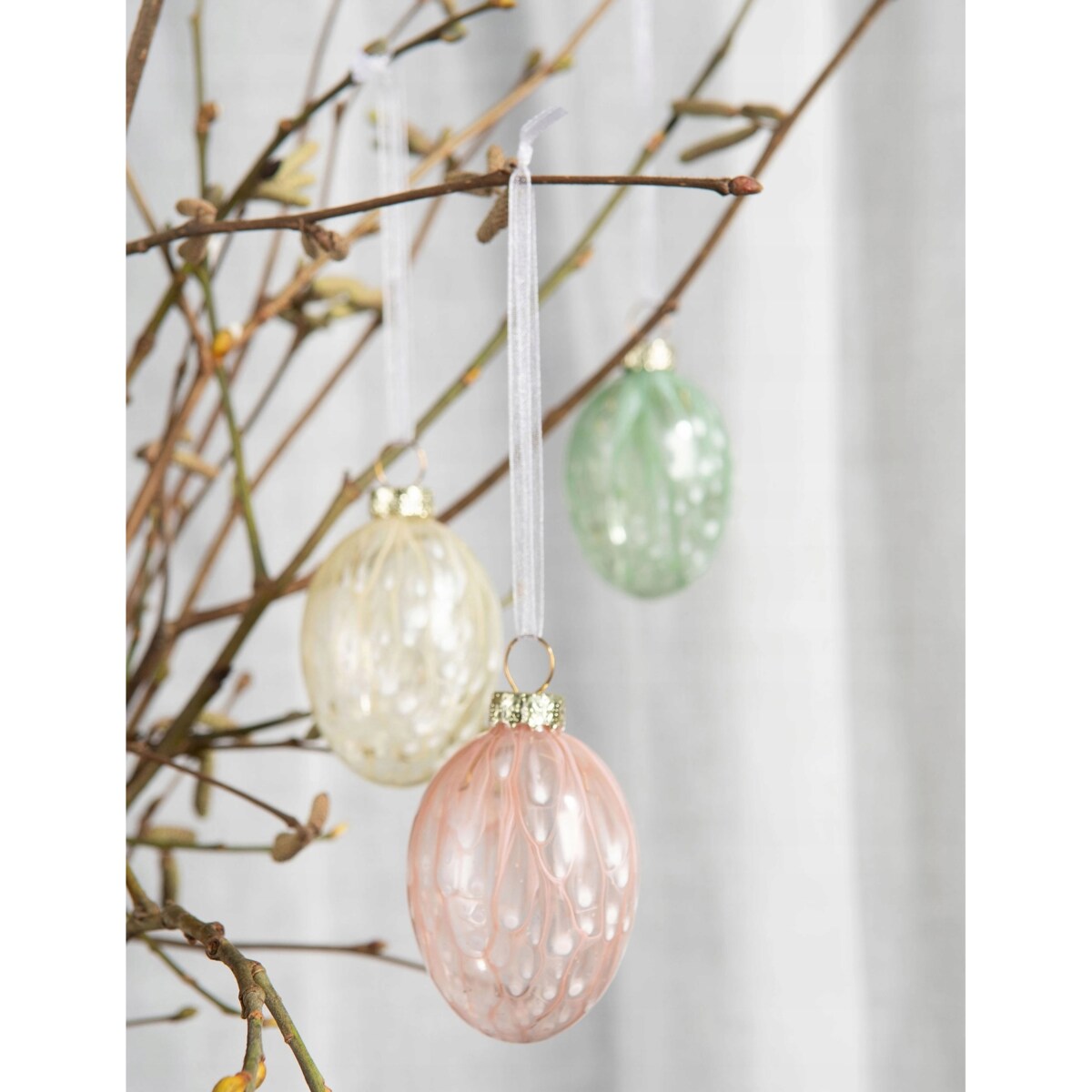 ZAWIESZKA BOMBKA NA WIELKANOC JAJKO JAJO 6 szt NA DRZEWKO DRZWI SZKLANA