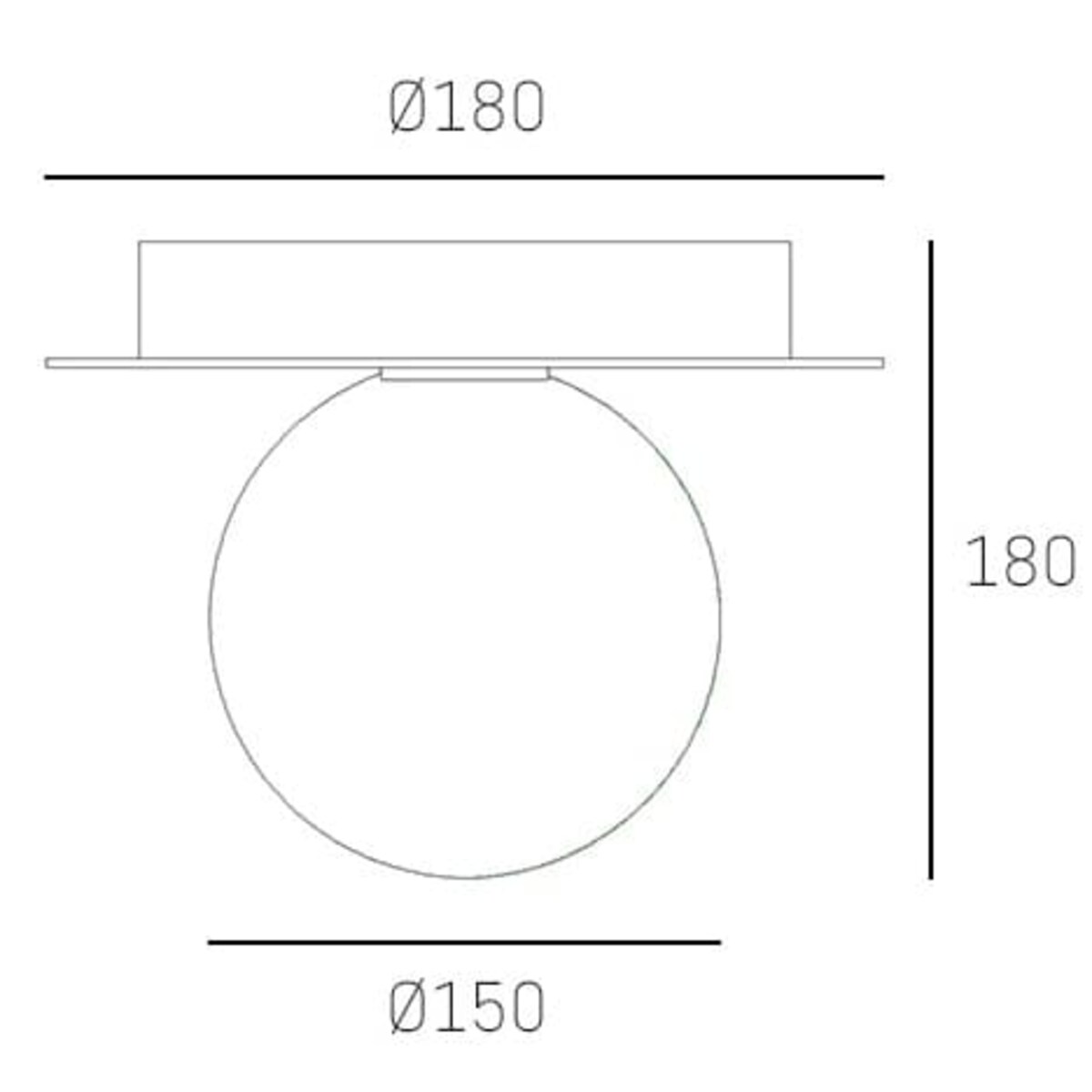 Klasyczny kinkiet Cape Town w01766ch Cosmolight ball metal szkło srebrny biały