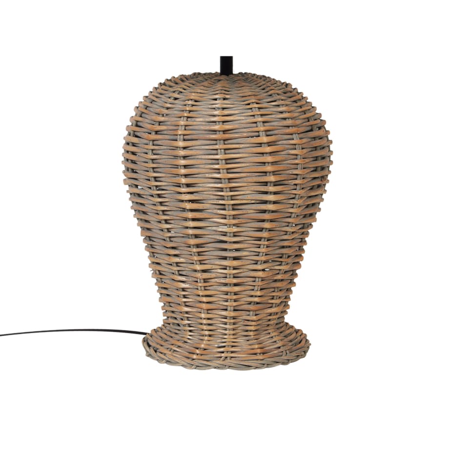 Lampa stołowa rattanowa jasna FURELOS