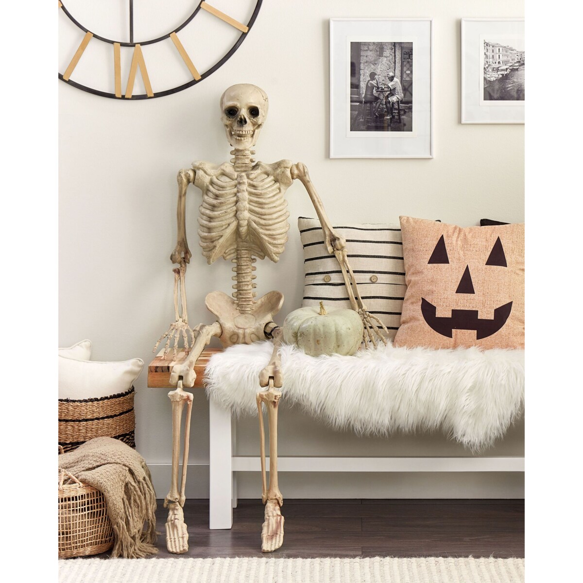 Zestaw 2 koszy z trawy morskiej naturalny AROWANA