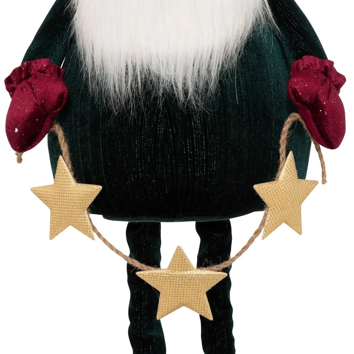 Tekstylna figurka gnom z gwiazdkami, teleskopowa, 85 cm