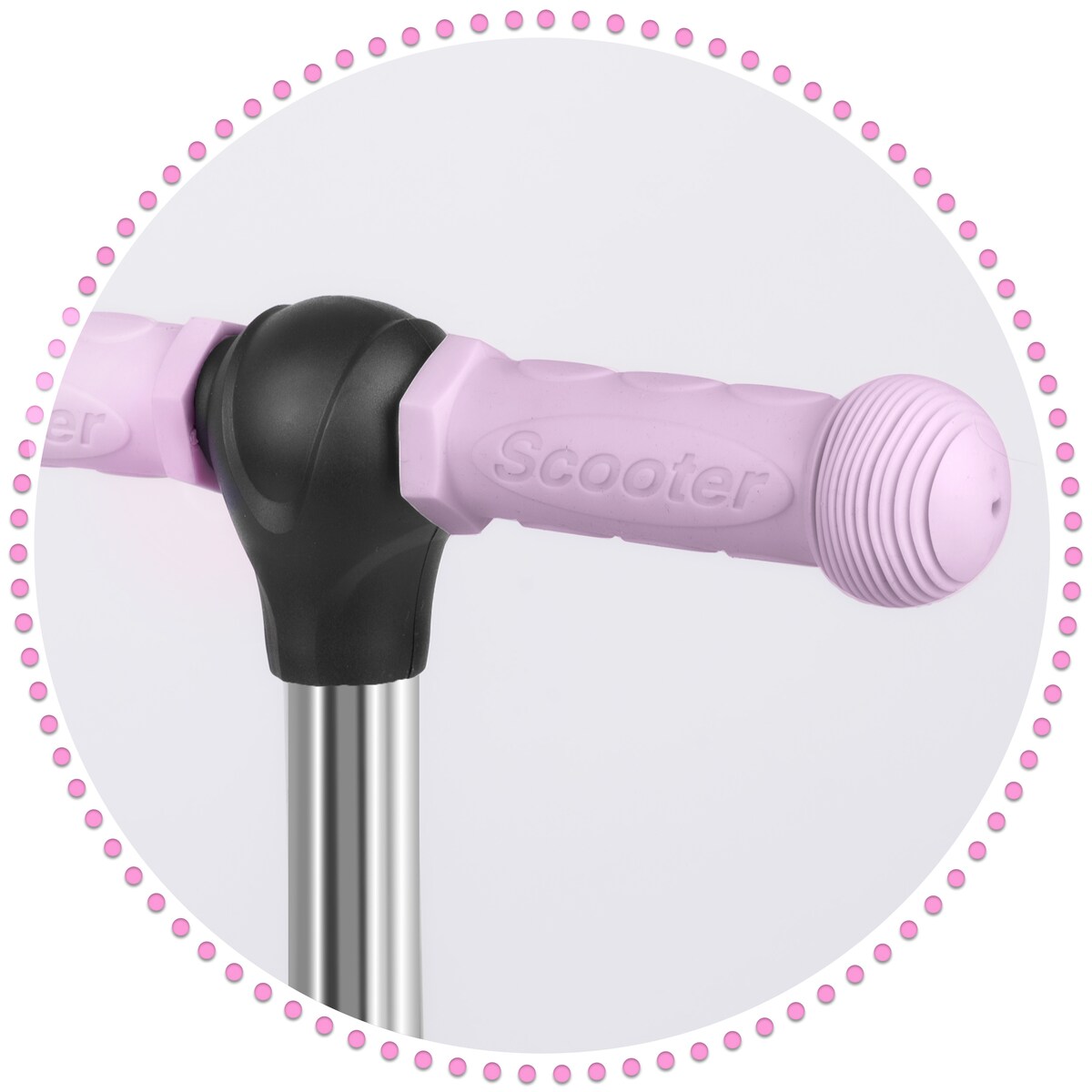 Hulajnoga trójkołowa balansowa dla dzieci 3w1 Ricokids Cubi różowa