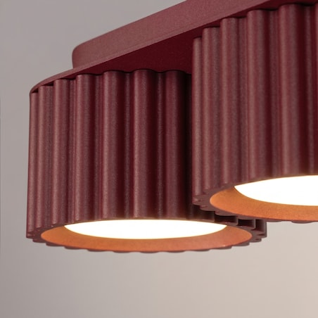 Plafon AURA 3 burgund Gx53