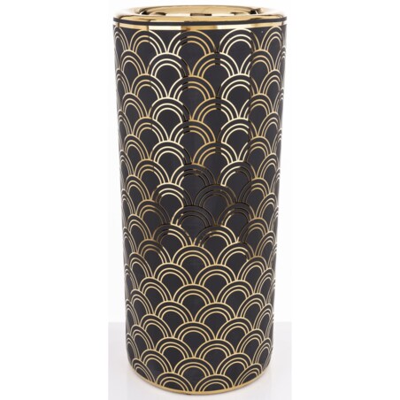 Parasolnik porcelanowy 46x20 cm CHADUR czarny