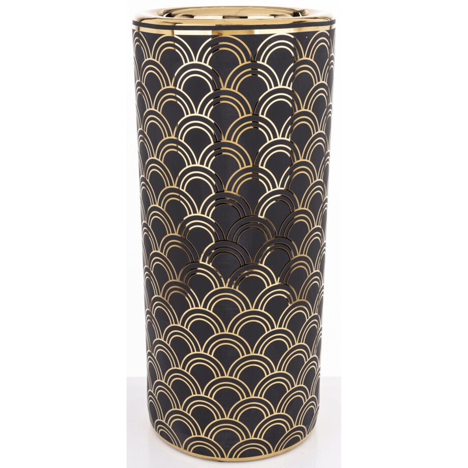 Parasolnik porcelanowy 46x20 cm CHADUR czarny