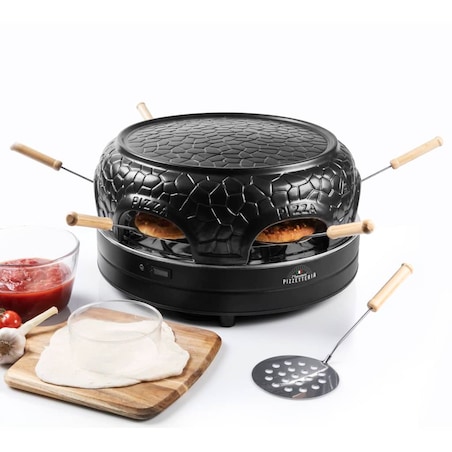 Bestron Opiekacz do pizzy dla 6 osób APD600Z, 910 W, czarny