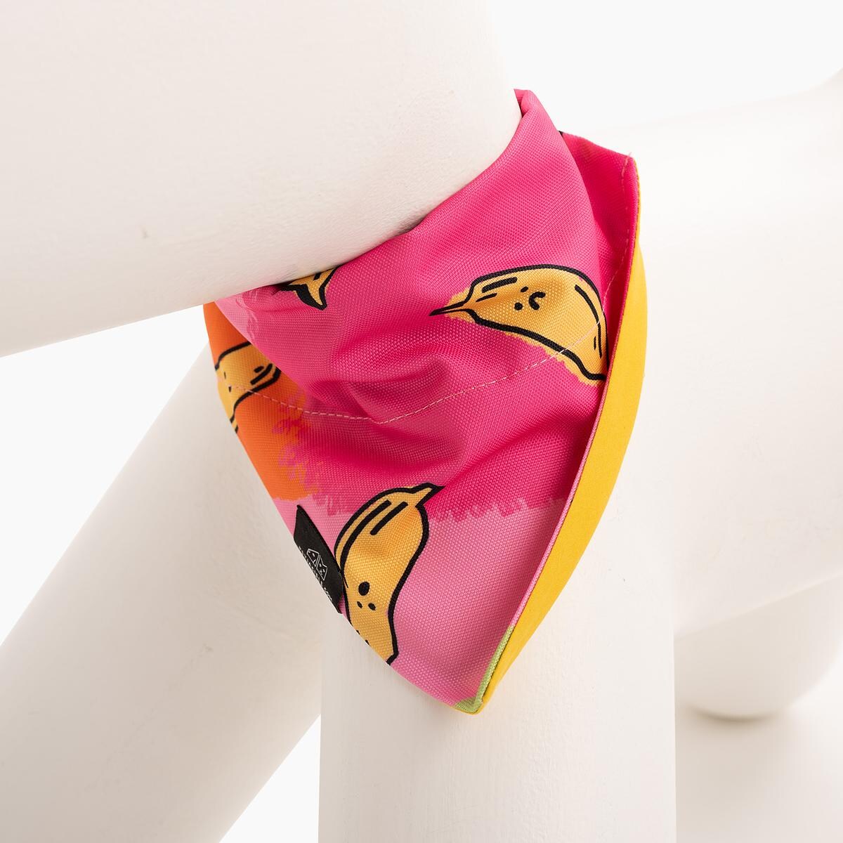 Bandanka "Owoc falliczny 2.0" na obrożę - Rozmiar: M, Rodzaj: Do obroży