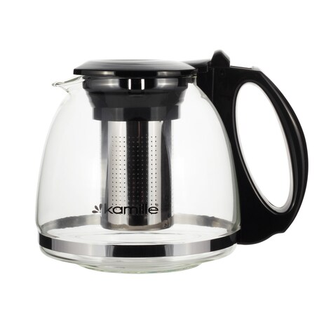 Zaparzacz dzbanek szklany do herbaty ziół kawy duży 1100ml KAMILLE