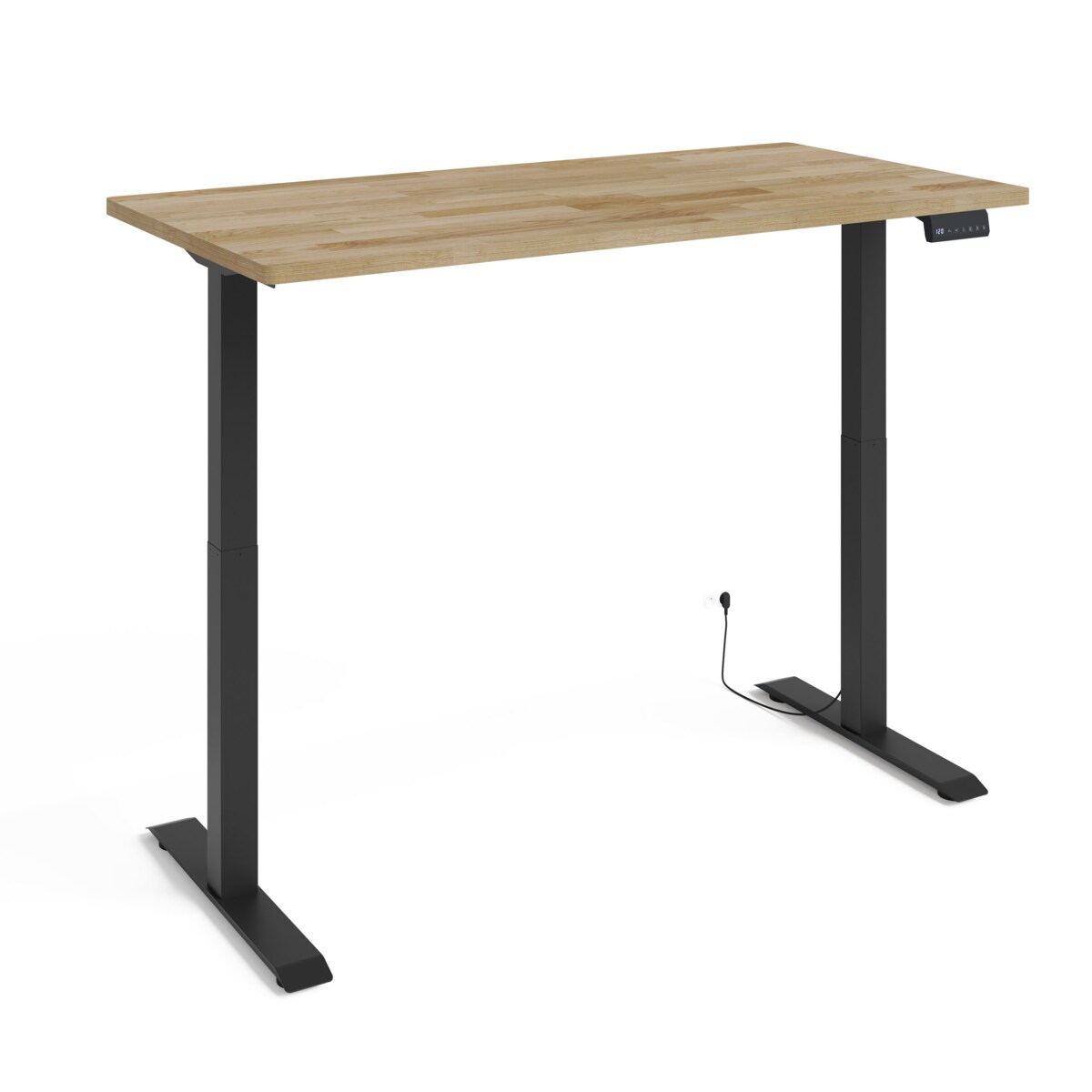 Biurko elektryczne z regulacją BIMotion 2S 160x80 czarny/dąb