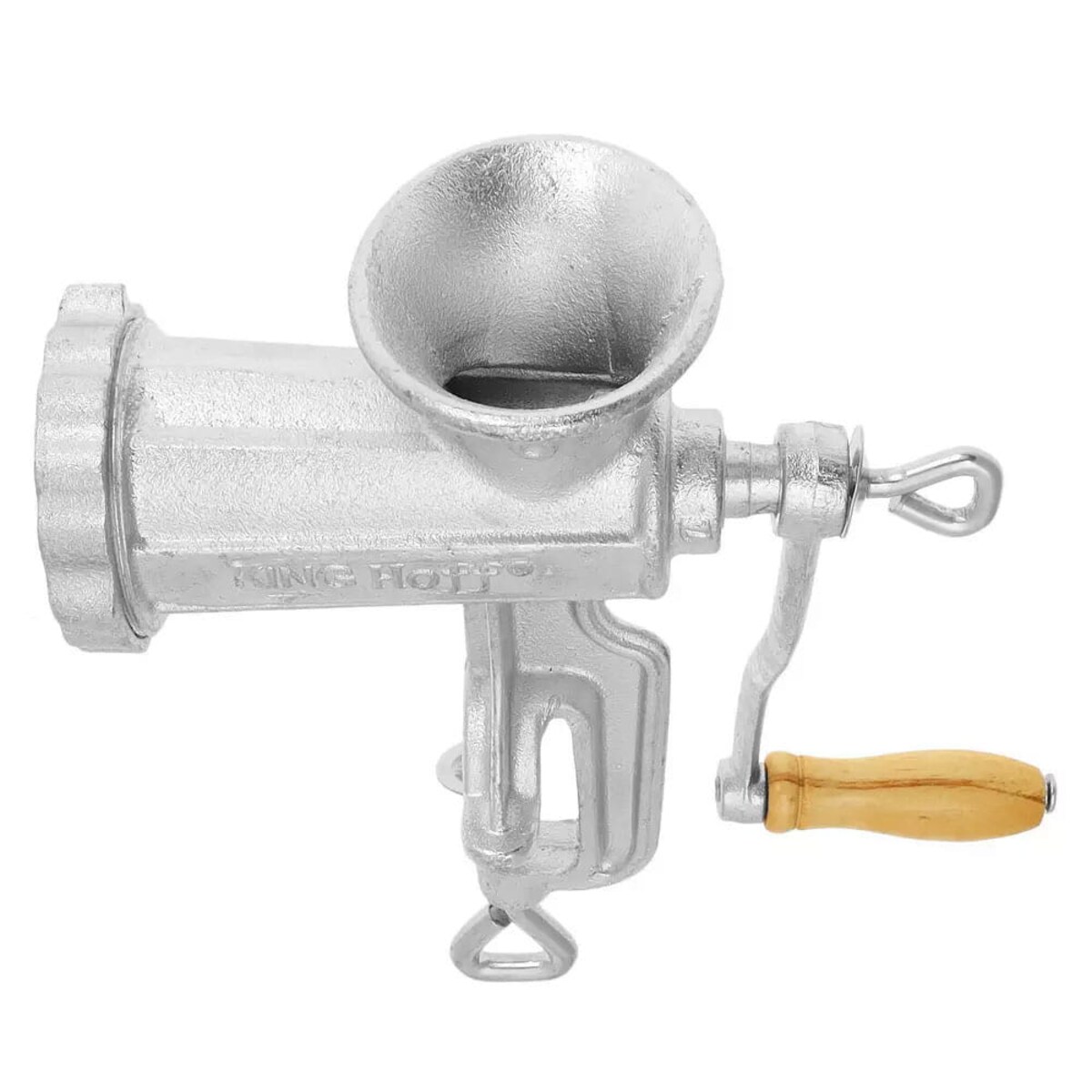 Maszynka żeliwna do mielenia mięsa #8 + akcesoria KINGHOFF