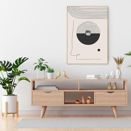 plakat lines and circles 2 21x30 cm