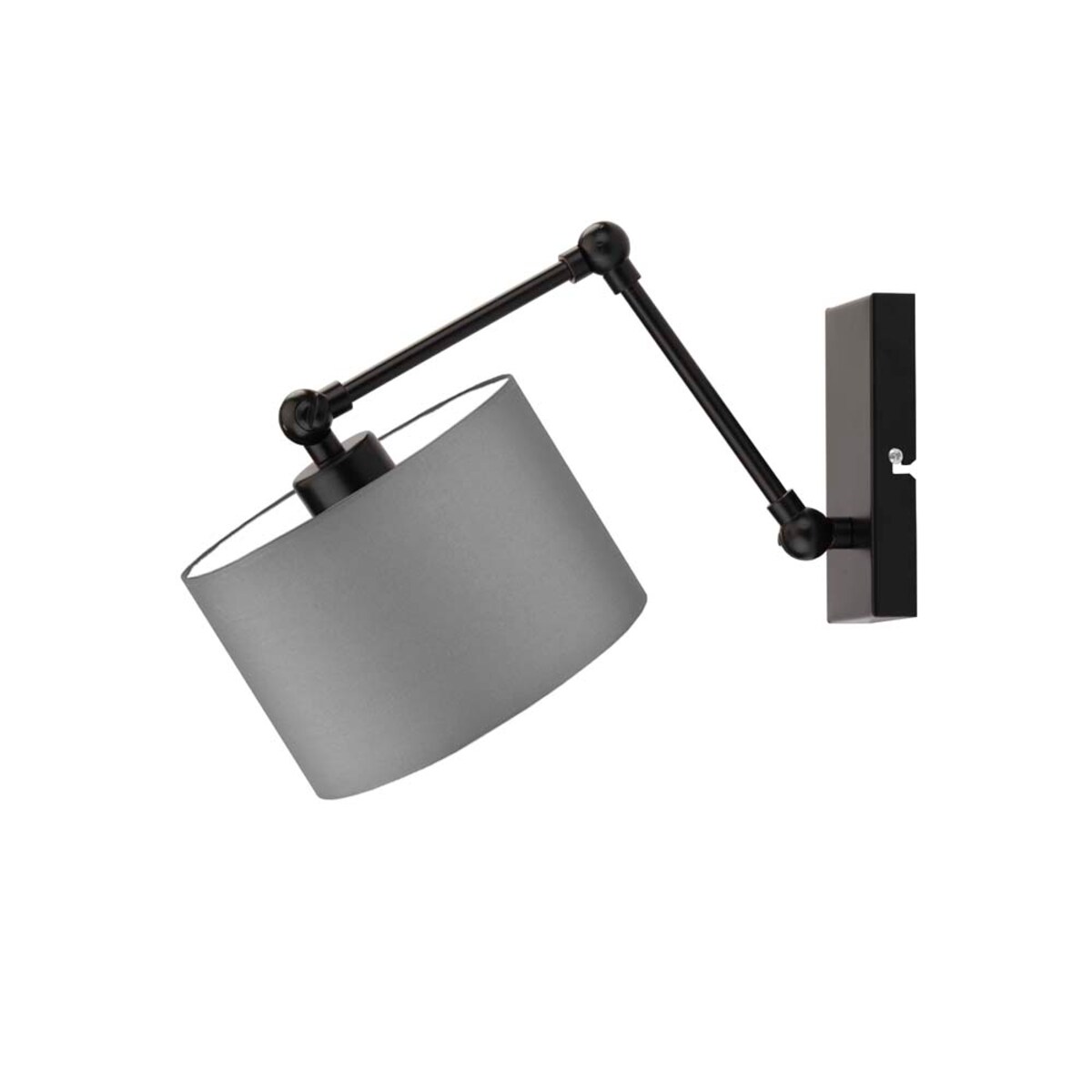 Kinkiet przegubowy lampa ścienna lampa na ścianę regulowany z abażurem walec SOUL
