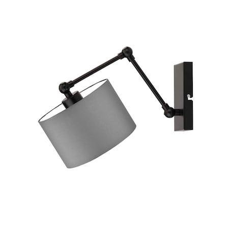 Kinkiet przegubowy lampa ścienna lampa na ścianę regulowany z abażurem walec SOUL