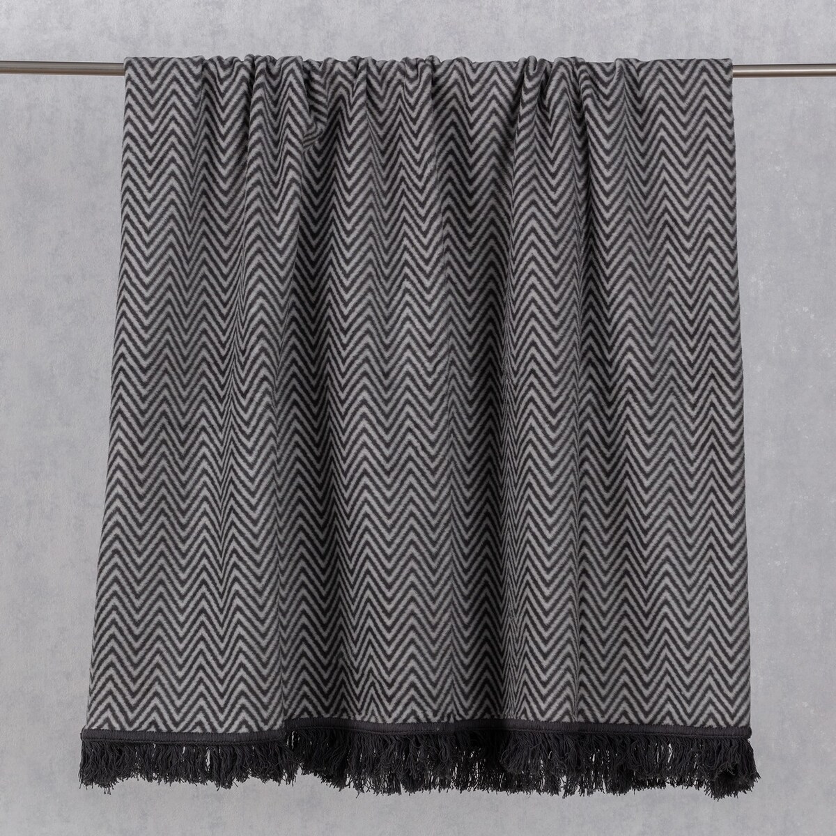 Koc Cosy Home 150x200cm Grey Chevron, 150 x 200 cm