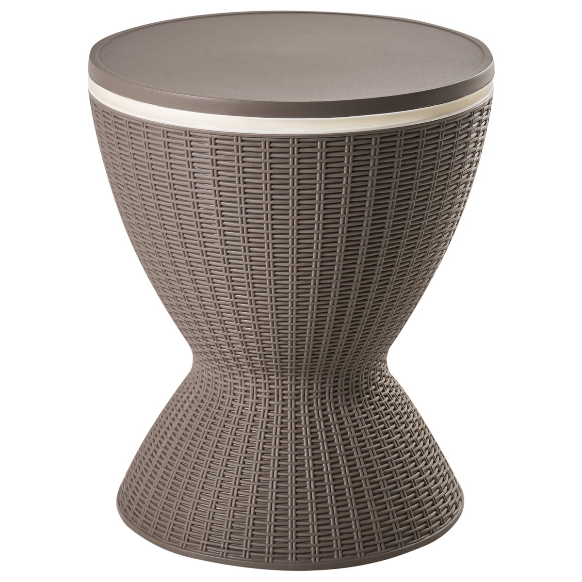 Barek ogrodowy z funkcją chłodzenia AISA 49 cm 49 cm Imitacja drewna Brązowy