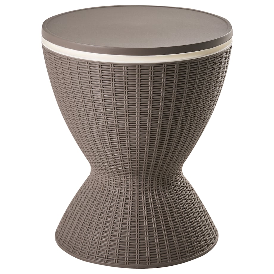 Barek ogrodowy z funkcją chłodzenia AISA 49 cm 49 cm Imitacja drewna Brązowy