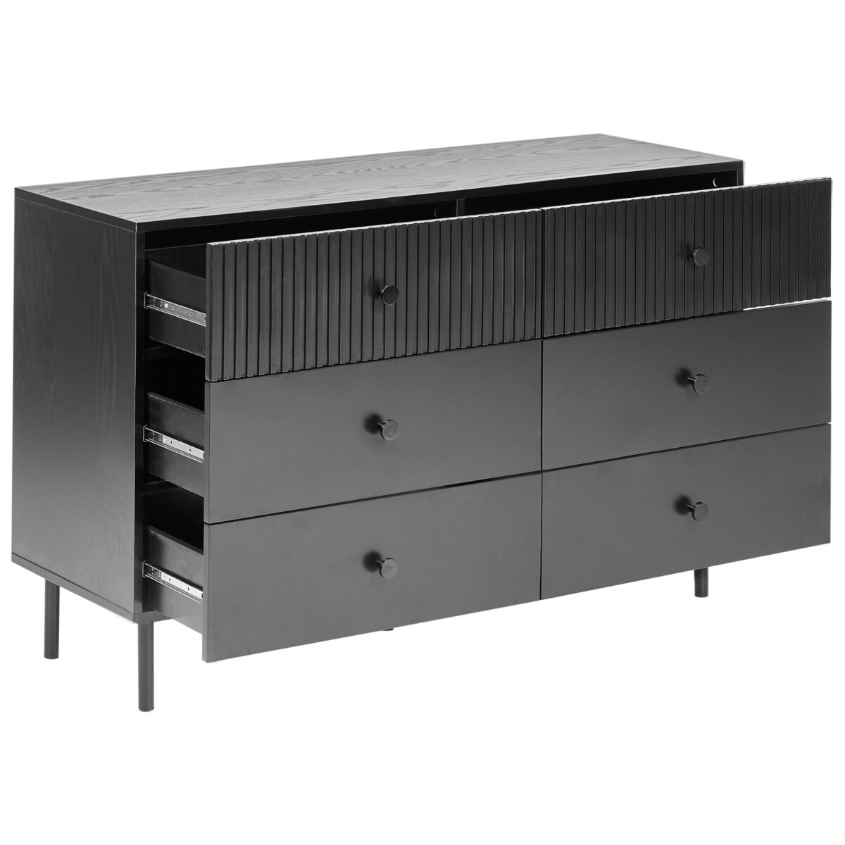 Komoda czarna COVENTRY