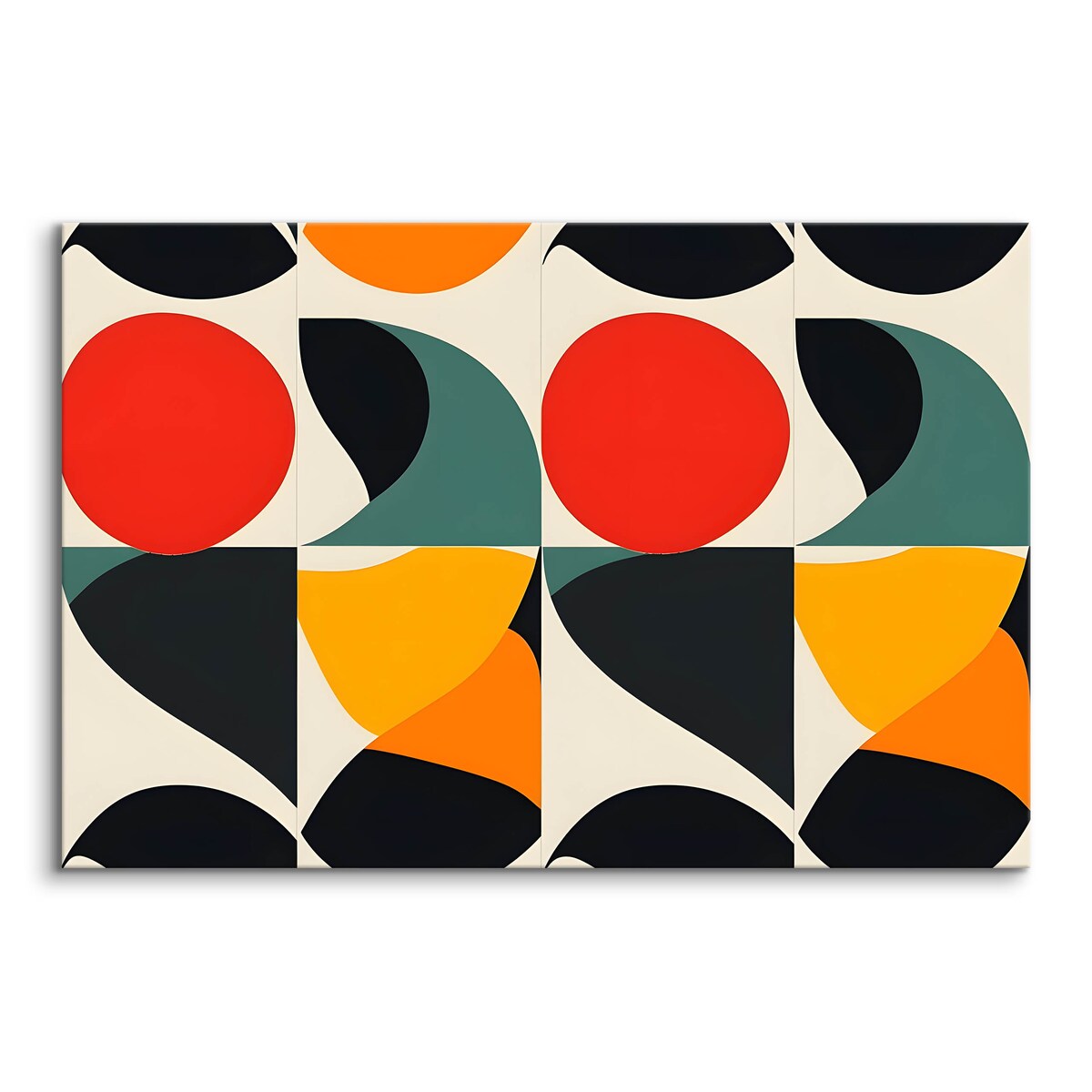 Obraz Ścienny Do Salonu Sypialni Abstrakcyjne Ornamenty Styl Vintage 120x80cm