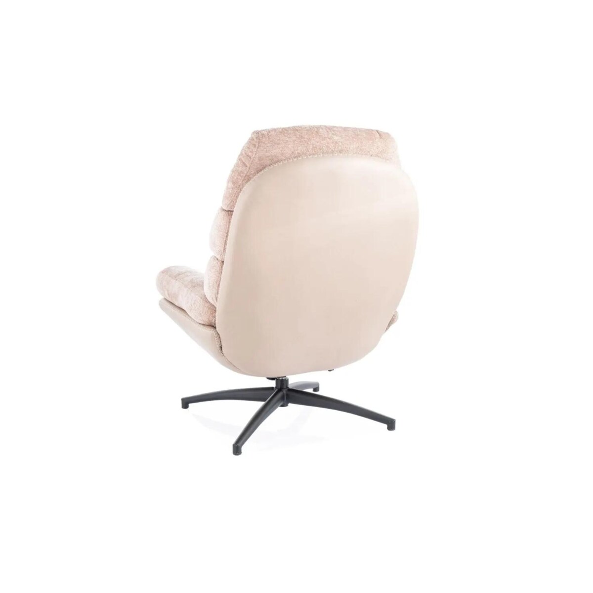 Fotel do salonu GISELLE antyczny róż obrotowy