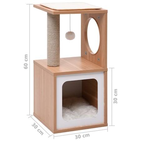 vidaXL Drapak dla kota, z sizalową matą, 60 cm