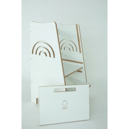 Kitchen Helper Pomocnik PODEST dla Dzieci do kuchni Tęcza DREWNIANY CE