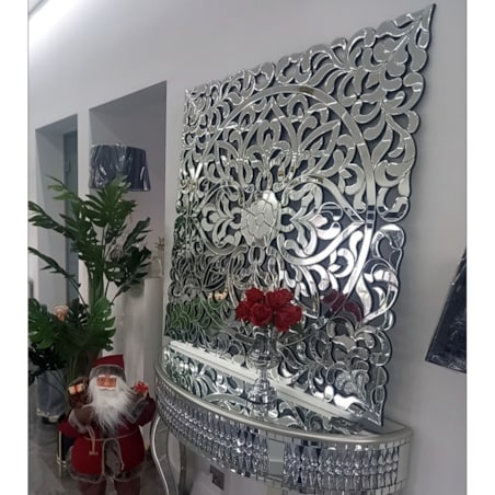 Lustro dekoracyjne Glamour Exclusive Premium 120x120 Panel lustrzany