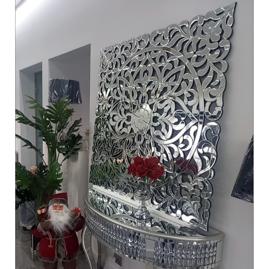 Lustro dekoracyjne Glamour Exclusive Premium 120x120 Panel lustrzany