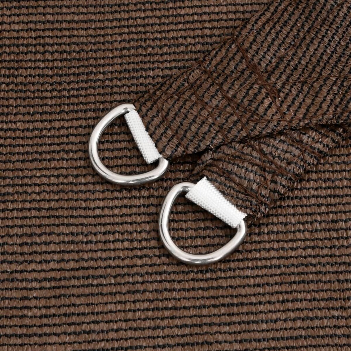 vidaXL Żagiel przeciwsłoneczny, 160 g/m², brązowy, 4x4x5,8 m, HDPE