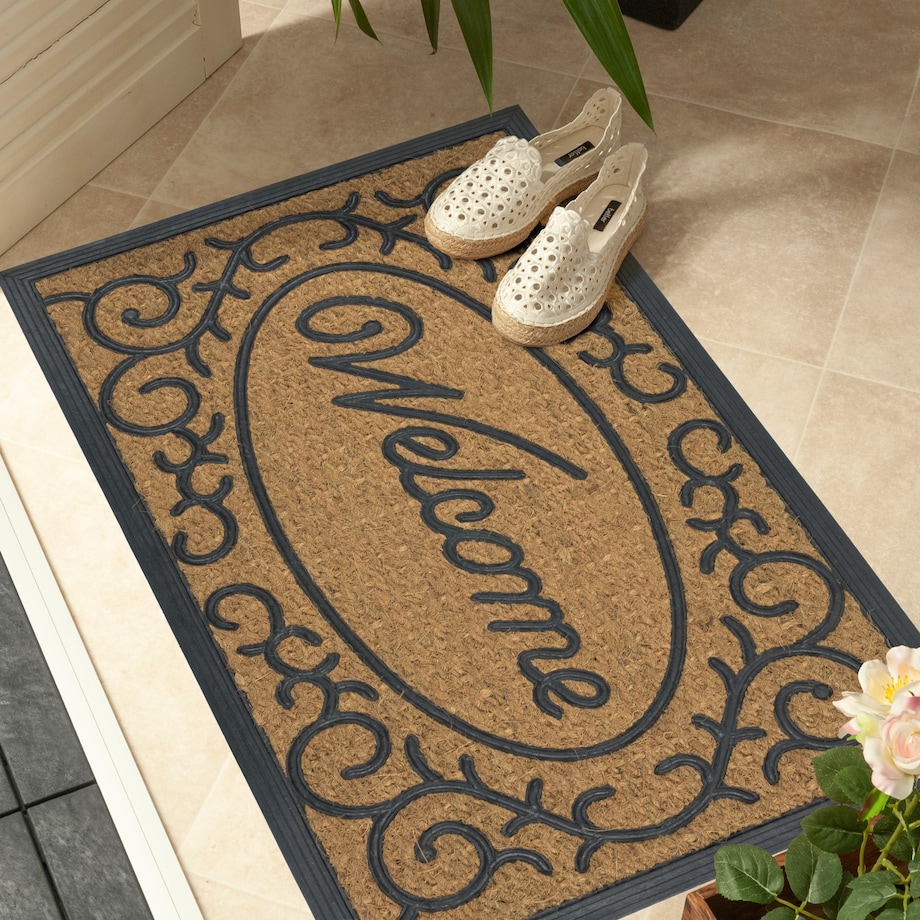 Wycieraczka Welcome 45x75 cm Panama guma-kokos