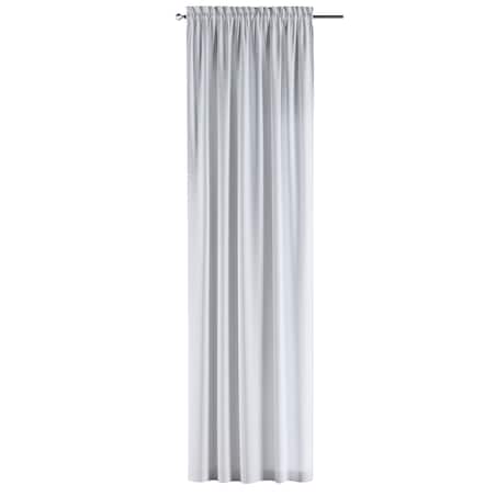 Zasłona na kanale z grzywką 1 szt. 130x245 biały