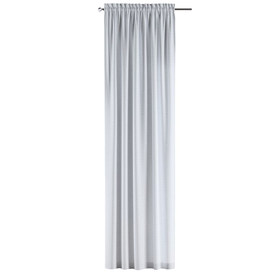 Zasłona na kanale z grzywką 1 szt. 130x245 biały