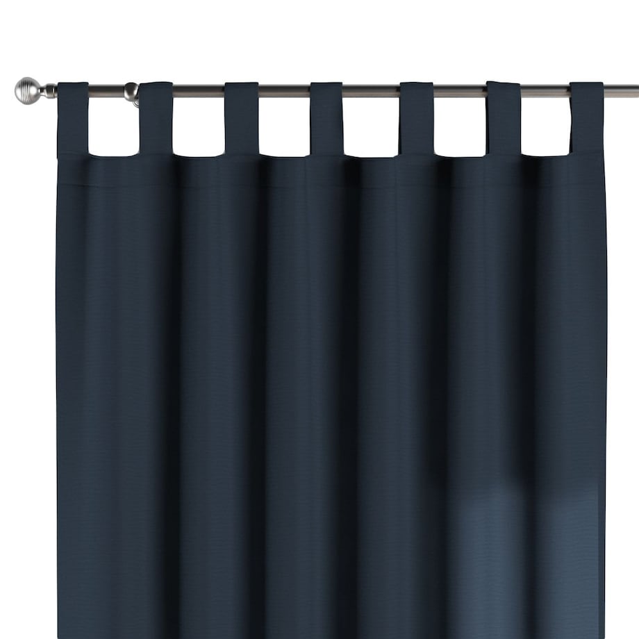 Zasłona na szelkach 1 szt. 130x260 granatowy