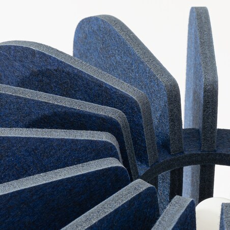 Lampa podłogowa MULA 45 granatowa