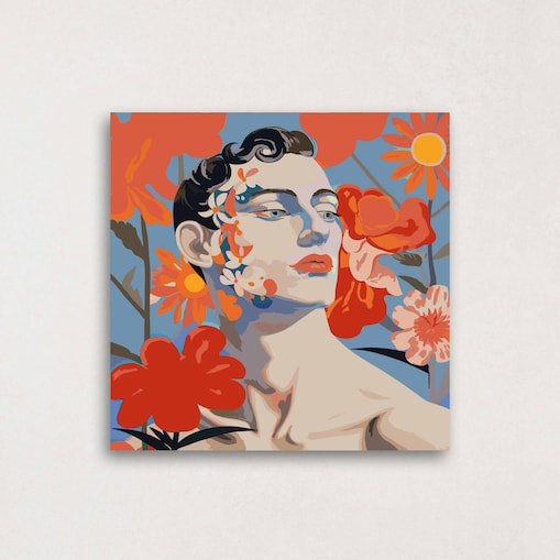 Malowanie po numerach, zestaw DIY – GRECKI BÓG 80x80 cm- Produkt PL