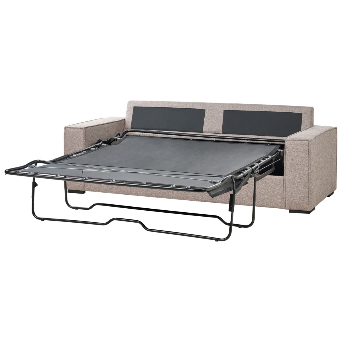 Sofa rozkładana jasnobrązowa VUOKATTI