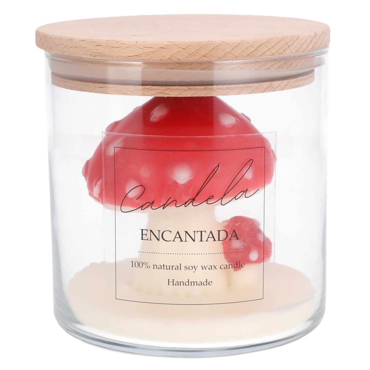 Świeca sojowa ZAPACHOWA świeczka GRZYBY handmade prezent CANDELA ENCANTADA