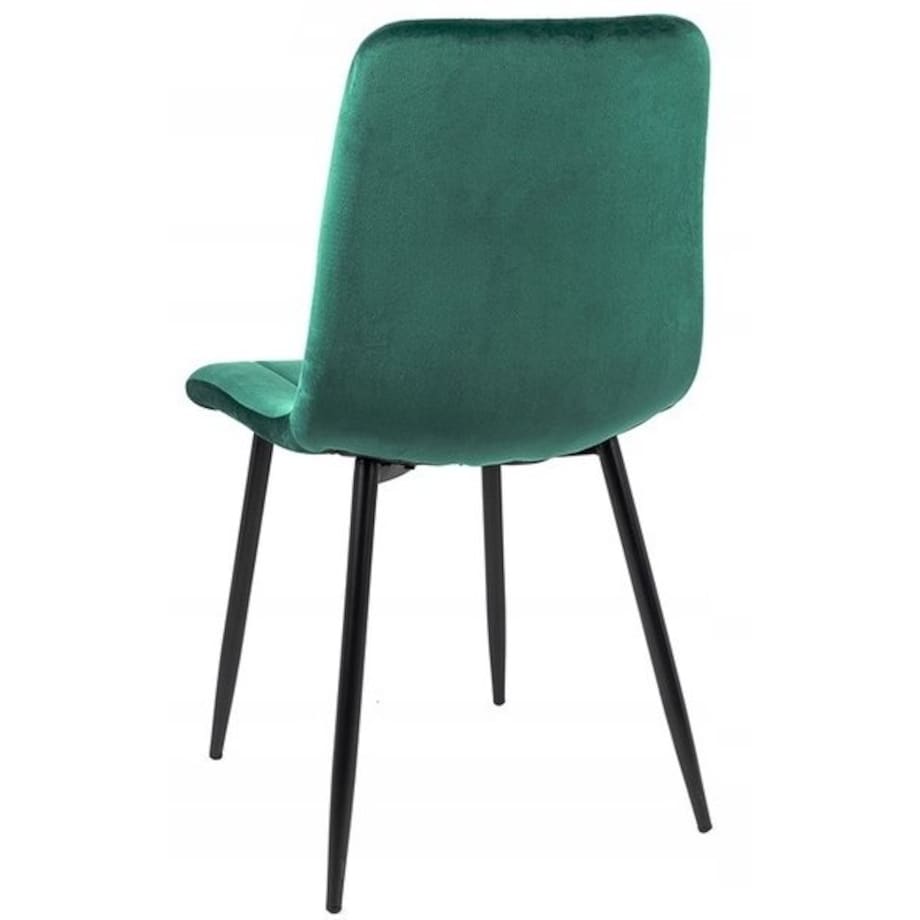 Krzesło tapicerowane Lara J-07.GREEN do salonu zielone, King Home
